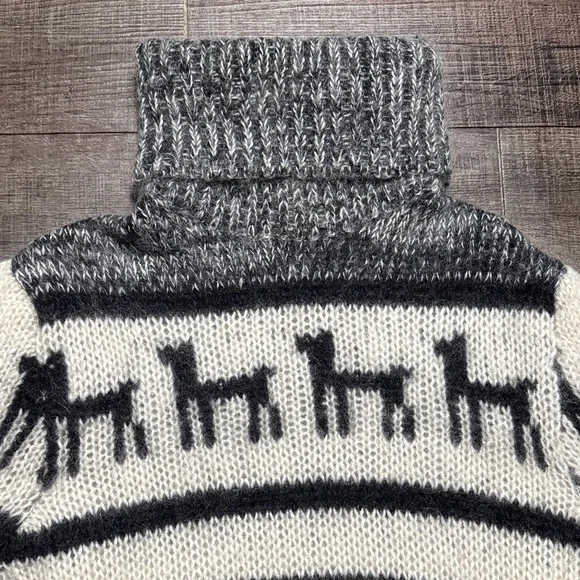 Joseph Roll Neck Peruvian jacquard Sweater